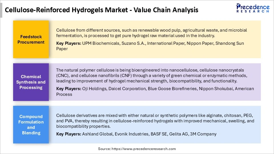 Cellulose-Reinforced Hydrogels Market Value Chain