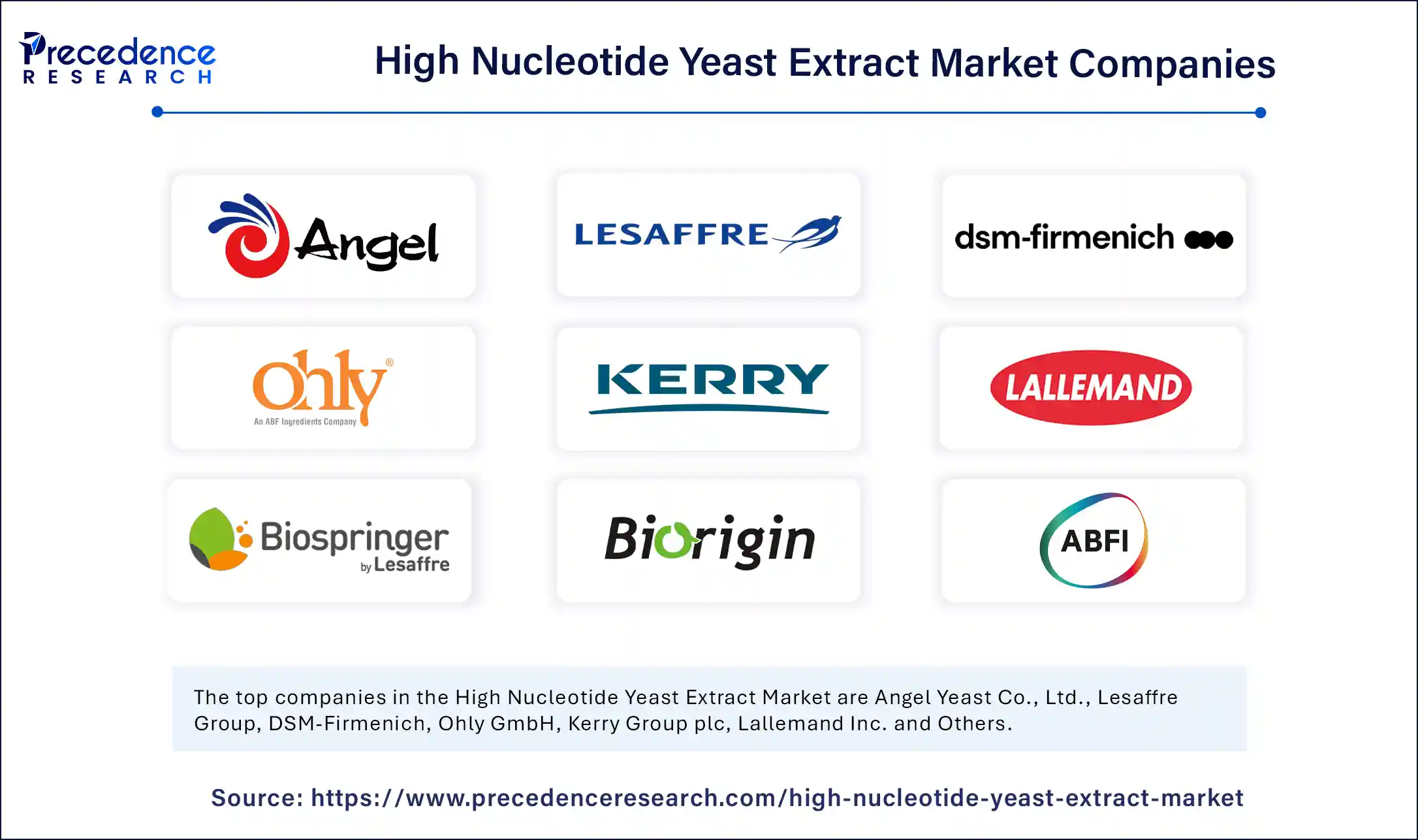 High Nucleotide Yeast Extract Market Companies